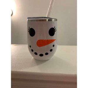 Snowman Wine Tumbler